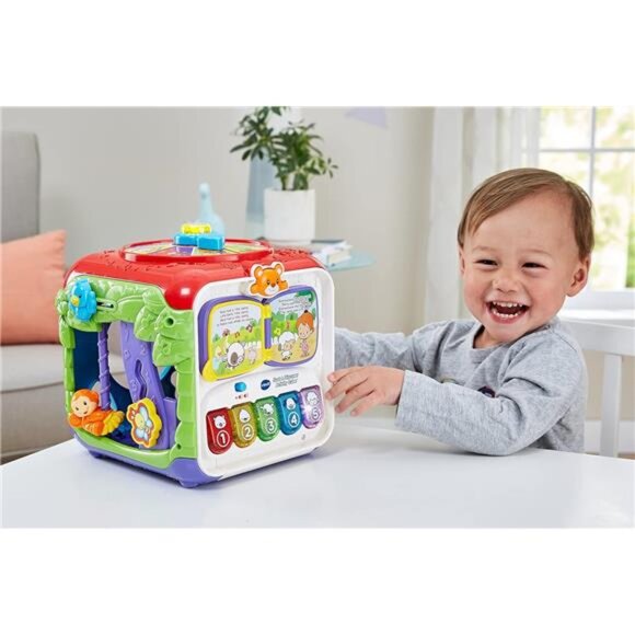 VTech Sort and Discover Activity Cube (Frustration Free Packaging), Red - Picture 5 of 7